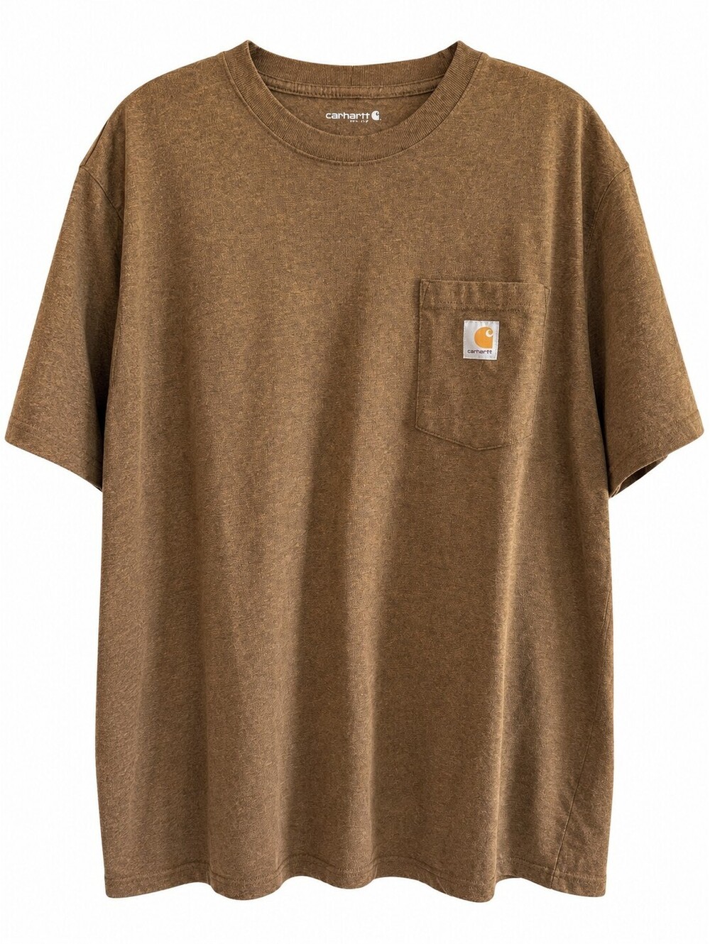 Carhartt K87 Pocket T Shirt Large Brown Heather Loose Fit Workwear Gorpcore